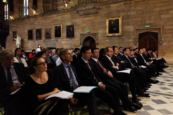 1.第三届大洋洲论坛在悉尼大学历史悠久的Great Hall举行